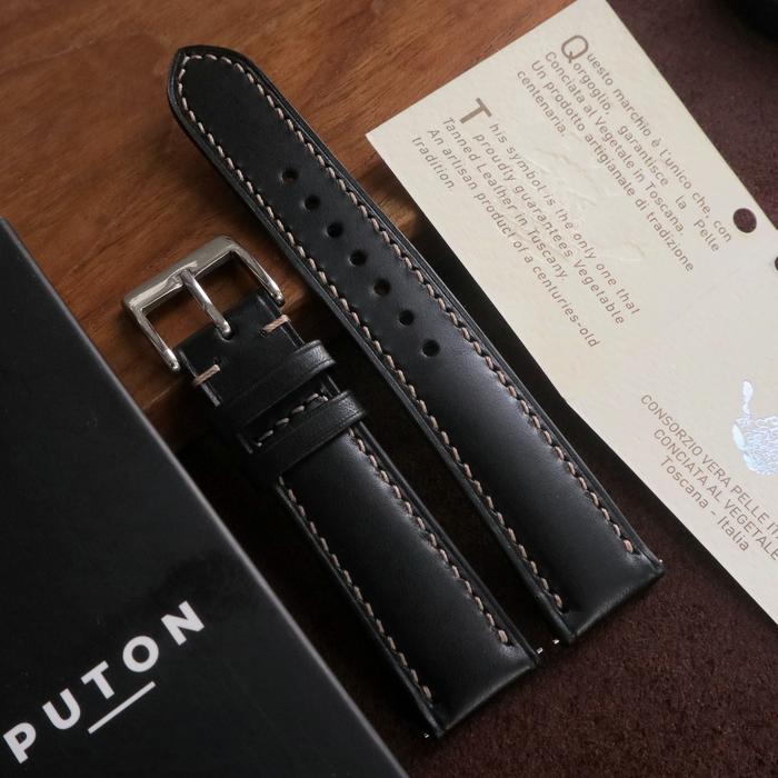 15mm Quick Release Watch Band Handmade Buttero Leather Watch Strap