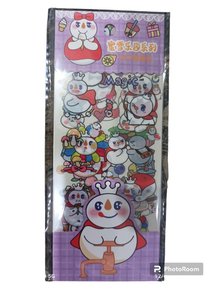 Gambar Sticker Mixue Import Sticker Mixue isi 4 Lembar Sticker Viral - KCL MIXUE MERAH dari PAYDAY STORE_NEW undefined 5 Tokopedia