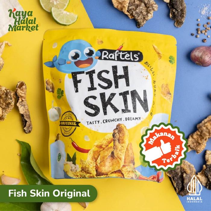 Gambar Fish Skin - Kulit Ikan Snack Crispy Original & Spicy Kaya Halal Market - Original dari Kaya Halal Market undefined Tokopedia