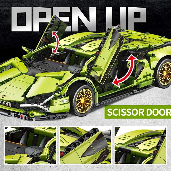 Gambar Mainan Mobil Lamborghini 1:14 Lego with Remote - JKC7101 dari semut lincah undefined Tokopedia