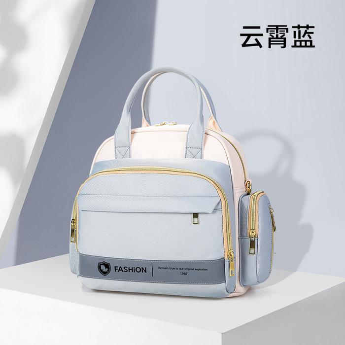 Gambar Tas ASI cooler bag / Mommy Bag / Tas Perlengkapan Bayi Popok Diaper - Blue Mist dari Celebre.shop undefined Tokopedia