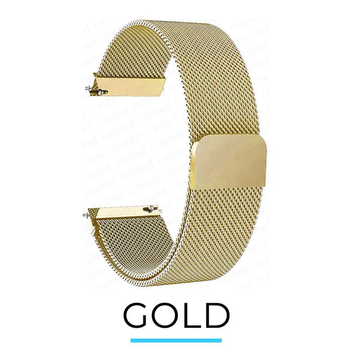 Gambar Milanese Loop Stainless Steel Strap 20 mm Samsung Galaxy Watch 4 5 6 - 02 Gold dari Eclexio undefined Tokopedia