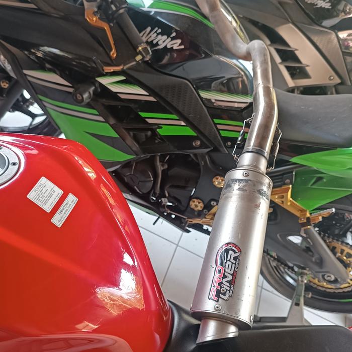 Gambar Knalpot Proliner Long Ninja 250 Fi Full System dari Archhidden Garage undefined Tokopedia