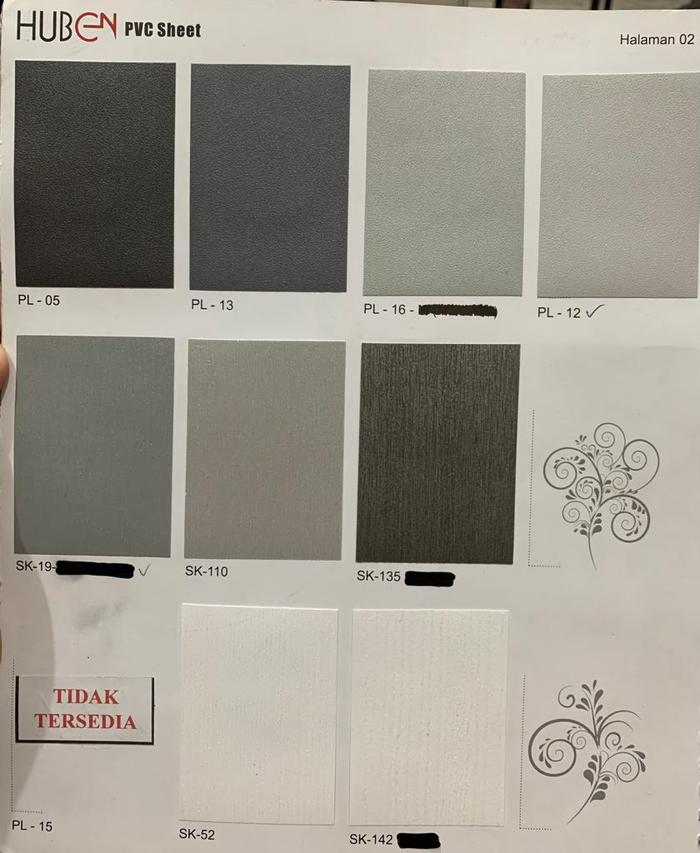 Gambar list lantai plint pvc solid | skirting dinding pvc solid warna custom - lapisan 14, 8 cm dari NFD Distributor Vinyl dan WPC undefined Tokopedia