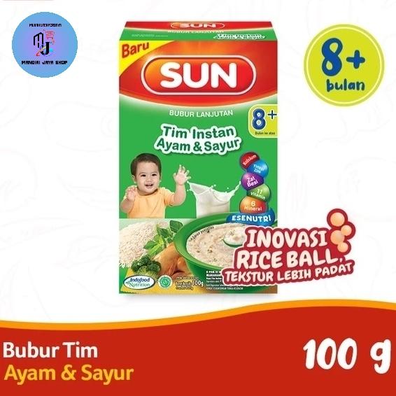 Gambar SUN BUBUR TIM INSTANT AYAM&SAYUR / TOMAT WORTEL & AYAM - AYAM&SAYUR dari COCONUTBABYSHOP undefined Tokopedia