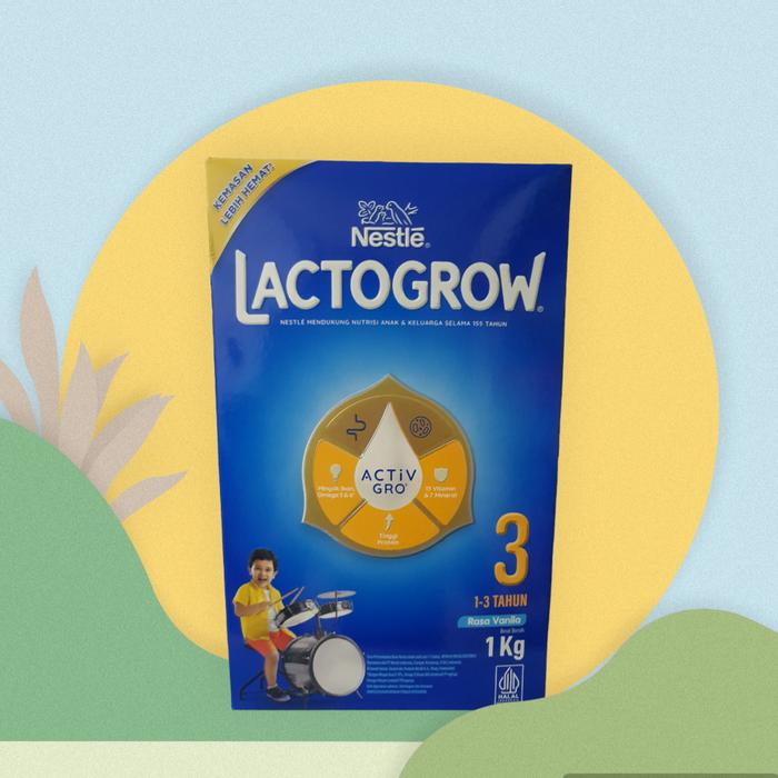 Gambar Susu Balita Lactogrow 3 Rasa Vanila 1kg dari Toko.Ong undefined Tokopedia
