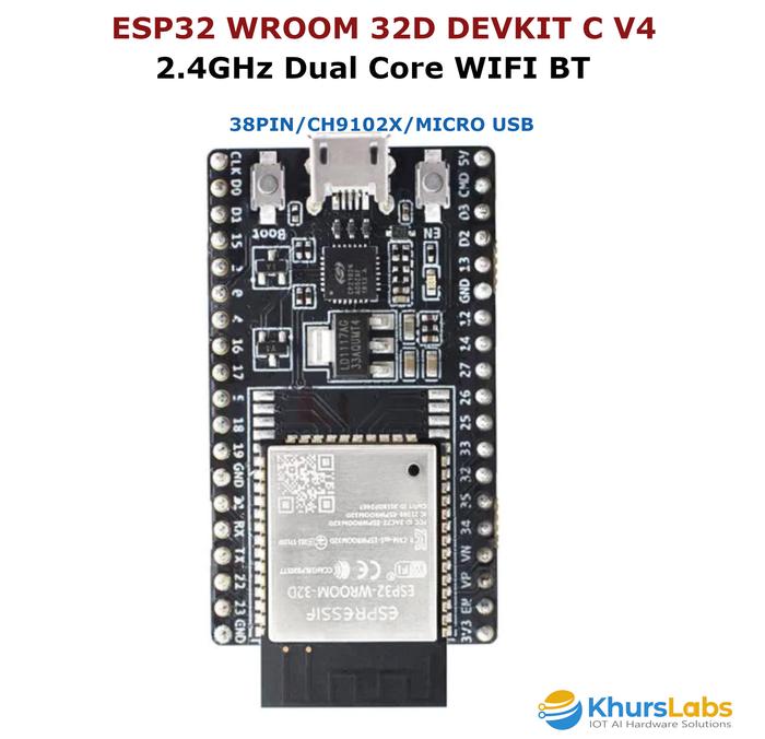 32d Sample Jual ESP32 DevKitC V4 ESP 32 WROOM 32U 32D Development Board IOT - 32D ...
