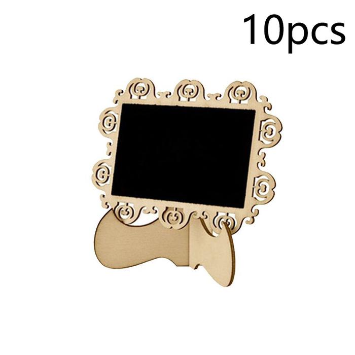 Gambar 10pcs Blackboard Mini Papan Tulis Kapur Kecil Chalkboard Mini - Square*isi10 dari ITOKOTOO undefined Tokopedia