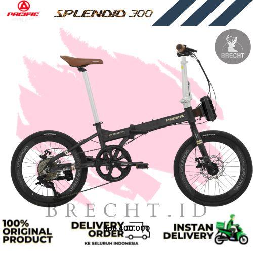 Gambar (Grab/Gosend) Sepeda Lipat 20 Pacific Splendid 300 8sp Alloy - 	Lava Grey , 16 dari BRECHT.ID OFFICIAL STORE undefined Tokopedia