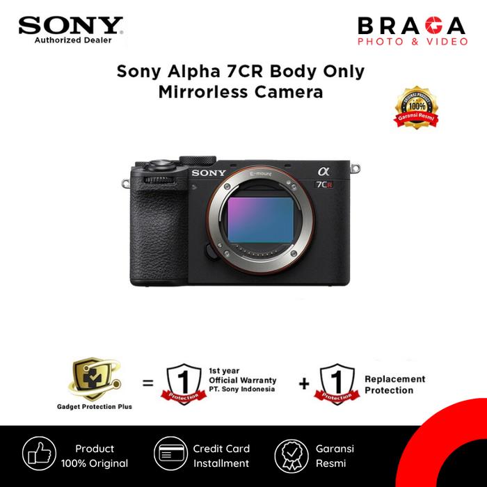 Promo Sony Alpha 7CR Sony A7CR A 7CR Body Only Black Kota