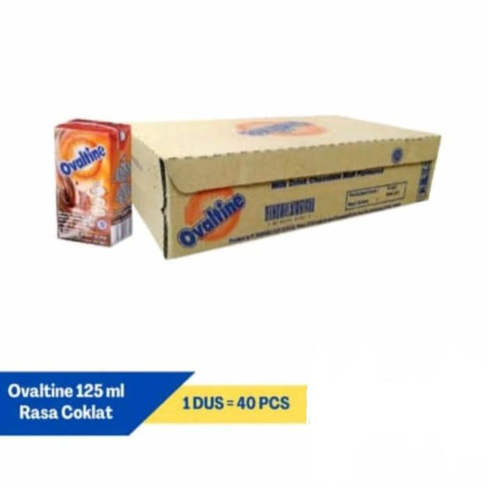 Gambar Susu Ovaltine Choco Malt UHT 125 ml (isi 40 pc) dari Indah Frozen Food New undefined Tokopedia