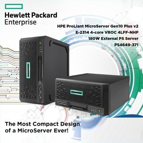 Jual HPE ProLiant MicroServer P54649-371 Gen10 Plus v2 E-2314 32GB