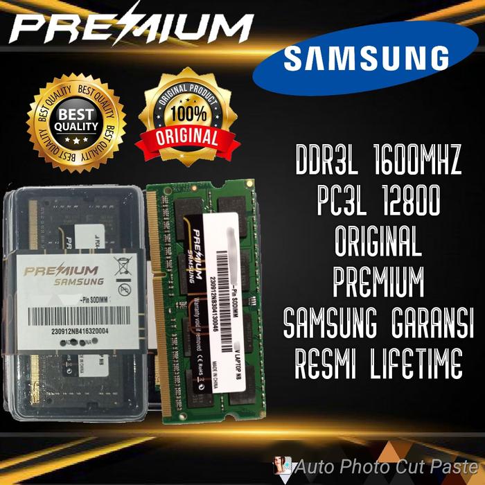 Gambar RAM NB LAPTOP DDR3L 2GB 4GB 8GB PC3L 12800 ORIGINAL RESMI SAMSUNG - DDR3L 4GB 1600 dari GGMURAH undefined Tokopedia