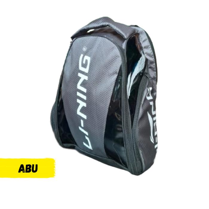 Gambar Tas Raket Badminton Bulutangkis  Ransel Thermo Anti Panas TERBARU - LN ABU dari cikal bag undefined Tokopedia
