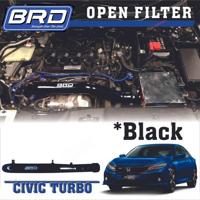 Gambar BRD Intake Open Filter Kit Stainless Titanium Black Civic FC FK Turbo - Black dari DBM.ID undefined Tokopedia