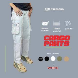 Gambar Treegoud celana cargo panjang pria celana cargo panjang jumbo pria - Putih, 28 dari treegoud undefined Tokopedia