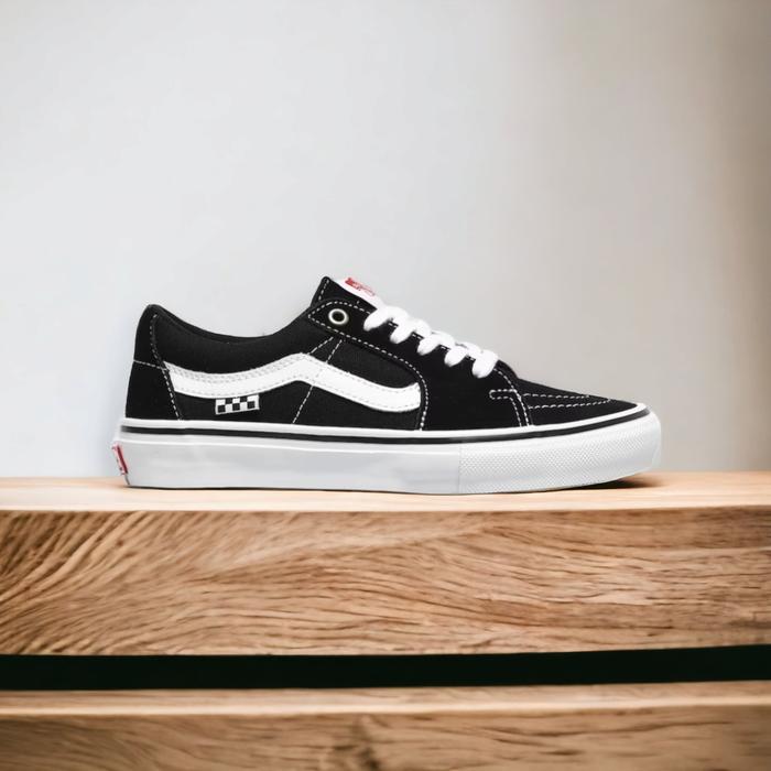 Gambar Sepatu Vans Sk8 Low PRO Skateboarding Black White Original 100% - Hitam, 38 dari Visiongoods undefined Tokopedia