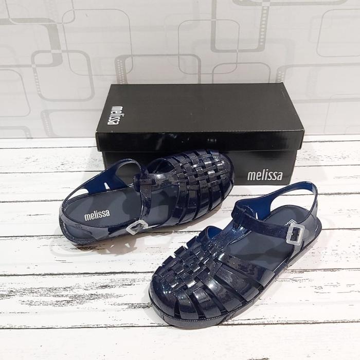 Gambar SANDAL MELISSA POSSESSION WOMEN/MELISSA POSSESSION WOMEN/SANDAL WANITA - Navy Glitter, 40 dari Scarpa Shops undefined Tokopedia