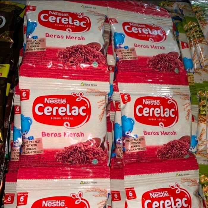 Gambar Nestle CERELAC Beras Merah 20gr Rencheng isi 8 Sachet Bubur Bayi dari Nuwopedia undefined Tokopedia