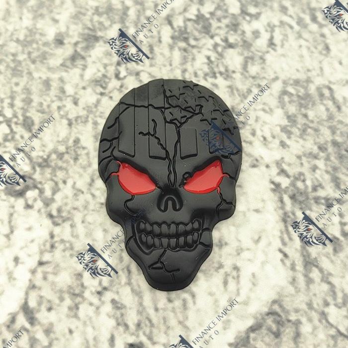 Gambar Emblem 3D Badge Motif Tengkorak Skull Punisher Bahan Metal MASTERPIECE - Model 2 dari FIA FINANCE IMPORT AUTO undefined Tokopedia