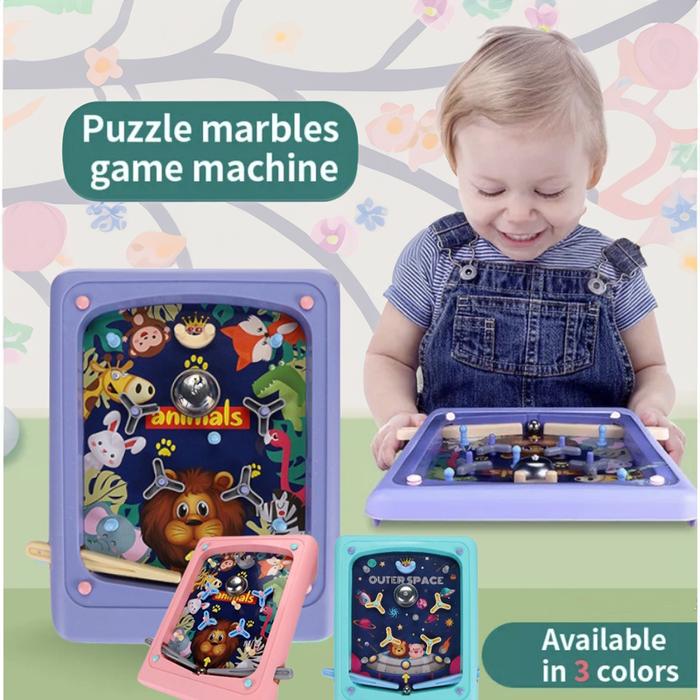 Gambar Mainan Anak Board Game - Puzzle Pinball Lonceng Bola Labirin Portable - TANPA BUBBLE dari Toys World Official Store undefined Tokopedia