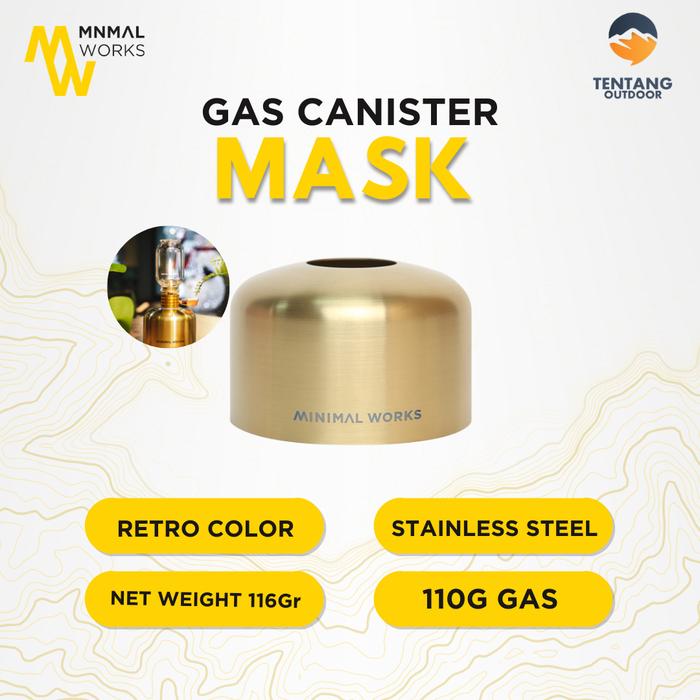 Gambar MINIMAL WORKS Gas Canister Mask Cover Pelindung Gas Camping Outdoor - Retro S dari TentangOutdoor undefined Tokopedia