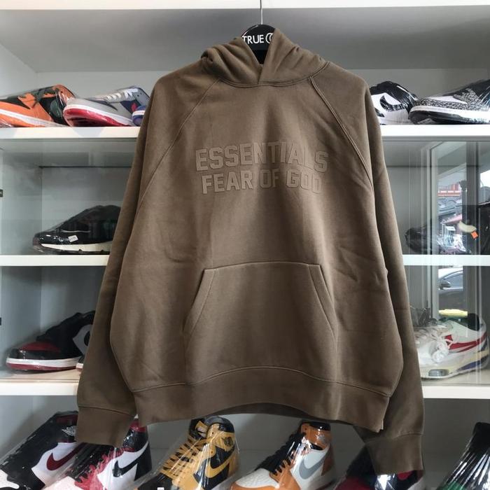 Gambar Terbaru Fear Of God Essentials F22 Hoodie 100% Original Terbaru - WOOD, L dari Flavvio Store undefined Tokopedia
