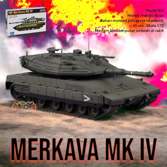 Gambar Model Kit kapal selam Borei Yuri Dolgoruky SSBN Hobby Boss 49 cm 1:350 - Merkava Mk IV dari A1 TOYS undefined Tokopedia