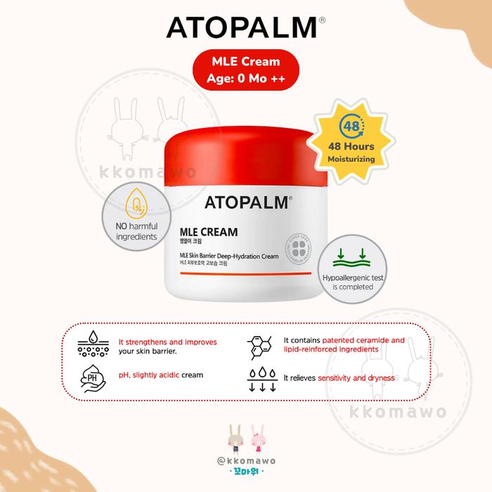 Gambar ATOPALM - MLE cream dari Kkomawo undefined Tokopedia