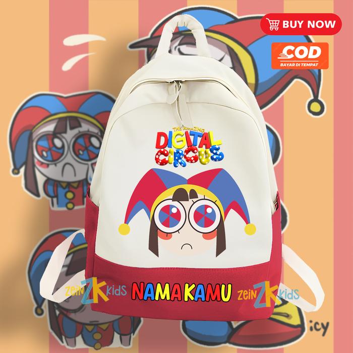 Gambar Tas Anak The Amazing Digital Circus / Tas Anak TK/Paud Kartun - MARUN dari ZeinKids undefined Tokopedia