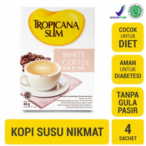 Gambar Tropicana Slim White Coffee 60g 4 Sachet dari Fentry Mart undefined Tokopedia