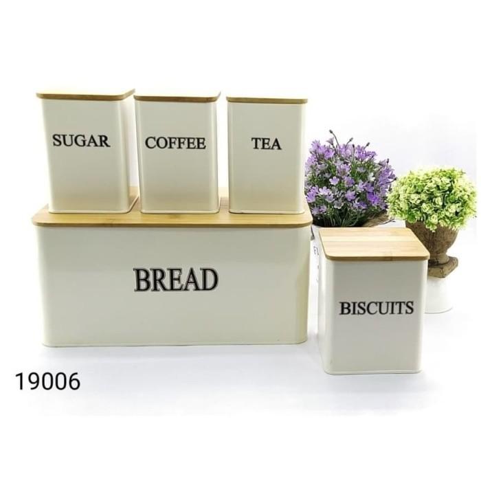 Gambar Tea Box Kotak Kayu Penyimpanan Teh Sekat 4 Nordic Style KODE KT19419 - KT-19006 dari Jessco Living undefined Tokopedia
