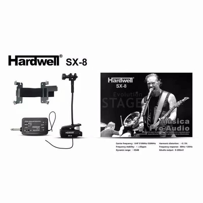 Gambar Mic saxophone wireless Hardwell tipe SX8 / SX-8 - ORI GARANSI RESMI dari Interaudio undefined Tokopedia