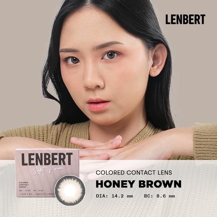 Gambar Softlens LENBERT SoftVision - Soflens Minus Warna Honey Brown - Plano - plano dari Lenbert Soft Vision undefined Tokopedia