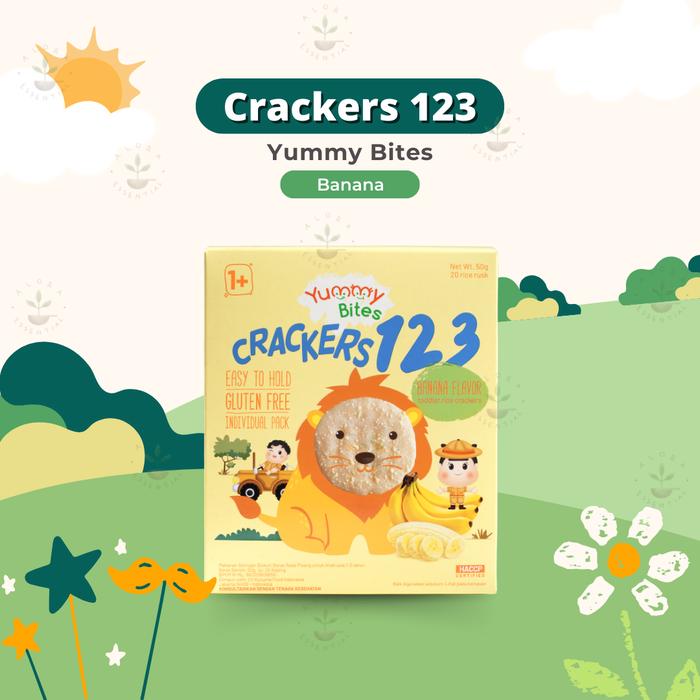 Gambar Yummy Bites Rice Crackers 123 50gr - Snack Anak - Cemilan Anak - Strawberry dari Alora Essential undefined 3 Tokopedia