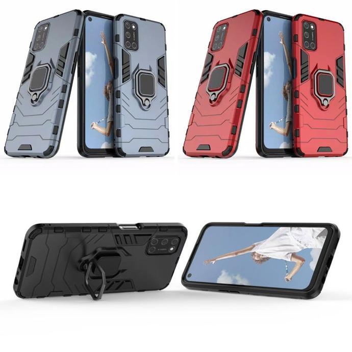 Gambar ! CASING SOFTCASE ARMOR OPPO A92 HARDCASE HYBRID - - Hitam dari KESHAPE undefined Tokopedia