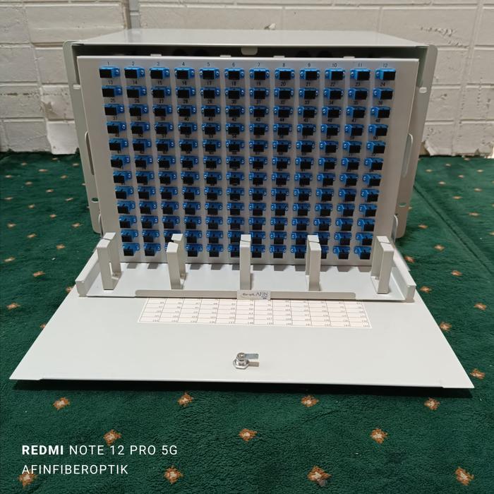 Gambar otb rack mount 144 core lengkap adapter sc upc dari fiber optik afin undefined Tokopedia