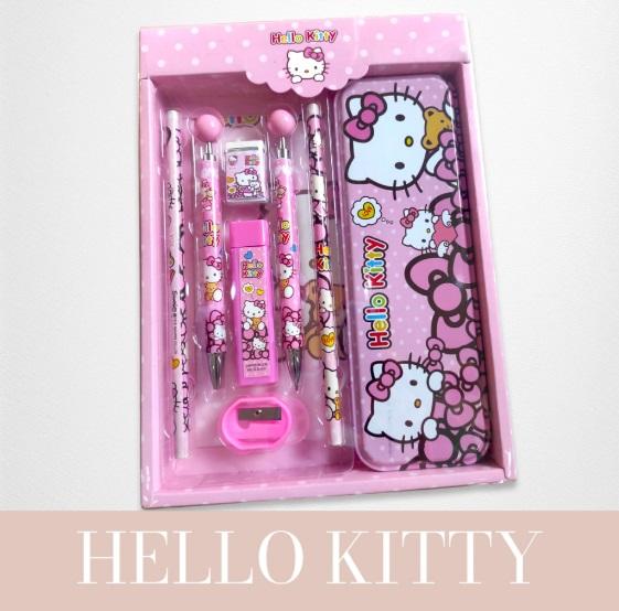 Gambar paket alat tulis sekolah karakter anak doraemon hello kitty spiderman - Hello kitty dari VINCESS SHOPP undefined Tokopedia