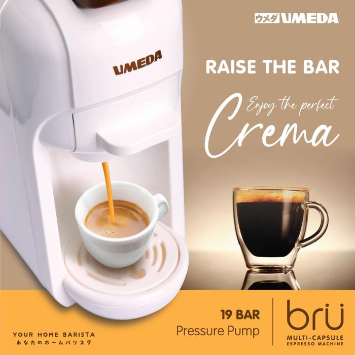 Gambar UMEDA Bru Mesin Kopi Multi Kapsul / Nespresso Capsule Coffee Maker - UMEDA BRU dari Manggala-Jaya Elektronik undefined Tokopedia