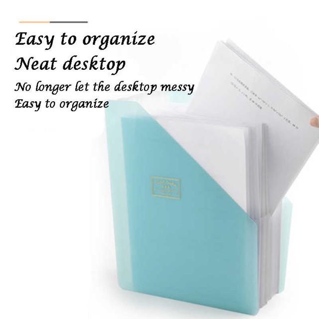 Gambar Kokuyo WSG-DFCS135 Pastel Cookie Multi-Layer Document Case (Vertical) - Blue dari Uni Kokuyo Indonesia undefined Tokopedia