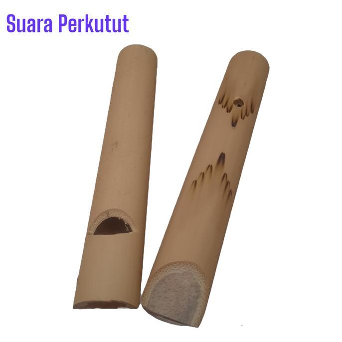 Gambar Terlaris Peluit seruling | suling bambu suara burung kicau mainan anak - Suara Perkutut, Besar dari qimberlystore undefined Tokopedia