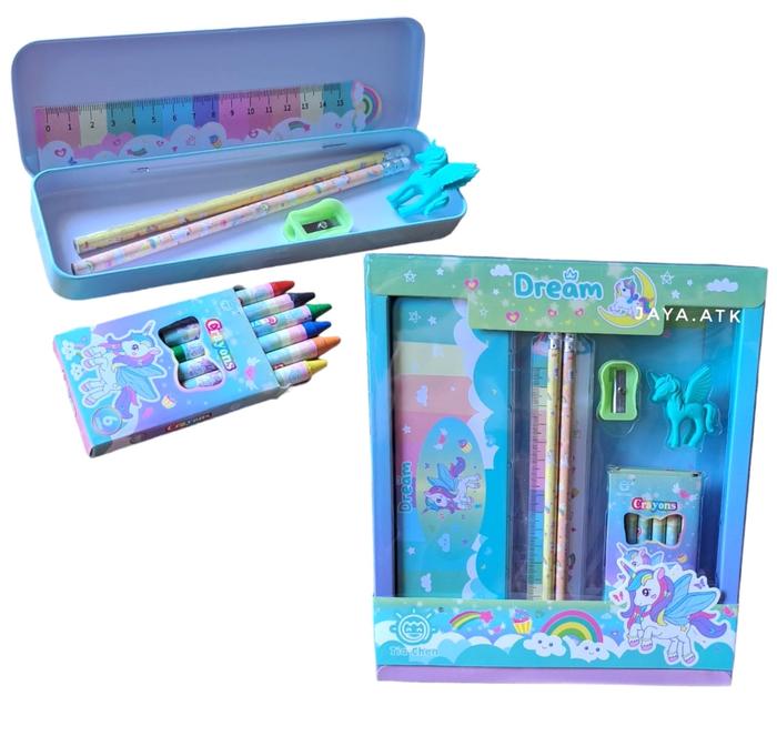 Gambar PAKET ALAT TULIS SET ALAT TULIS SOUVINER KADO ULTAH ANAK KARAKTER dari JAYA.ATK undefined Tokopedia