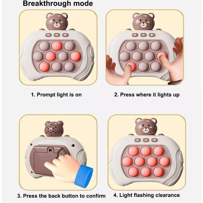 Gambar Mainan Anak Pop It Elektrik Push Bubbles Quick Push Game Console Serie - POP IT 6, PACKING BUBBLE dari Toys World Official Store undefined Tokopedia