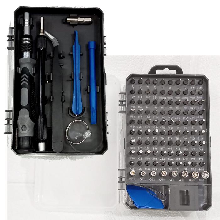 Gambar Trend - Obeng 115 in 1 Screwdriver Set Reparasi Smartphone Laptop HP dari TREND Aksesoris Komputer undefined Tokopedia