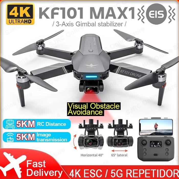 Gambar INS KF101 Max GPS Drone 4K Professional HD Camera 5G Wifi FPV Dron dari Filosof Computer undefined Tokopedia