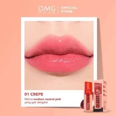 Gambar omg glassy lip tint - 01 Crepe dari Shaqueena Cosmetics Bandung undefined Tokopedia