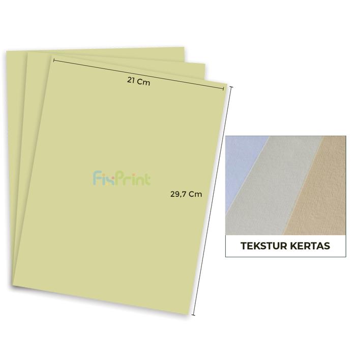 Gambar Concorde Paper A4 90gr 1pack isi 20 Lembar 210mm x 297mm Kertas Kuning - Kuning, 10 Lembar dari FixPrint Indonesia undefined Tokopedia