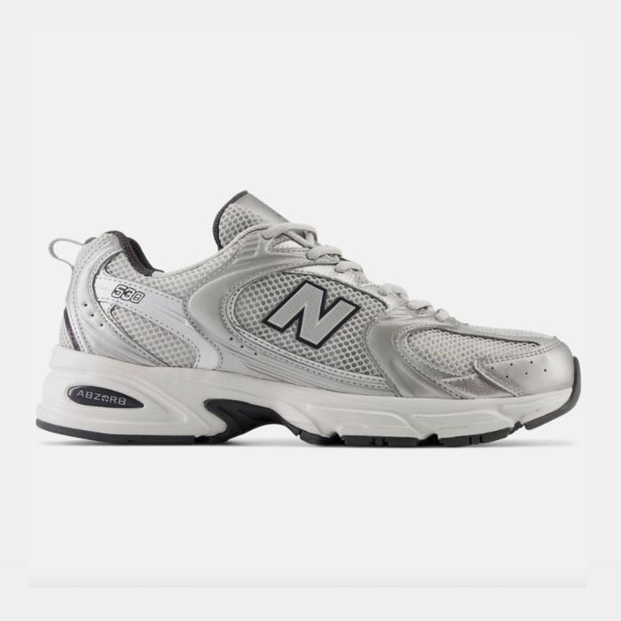 Gambar New Balance 530 Silver Metallic Grey Matter MR530LG Authentic NB 530 - 39.5 dari COBALAGI.CO undefined Tokopedia