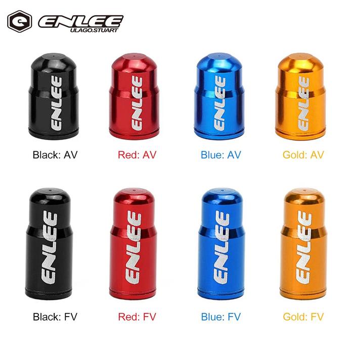 Gambar tutup nipple bike ENLEE FV AV schrader presta sepeda cover pentil gub - FV presta, Hitam dari Ulago Sports undefined Tokopedia