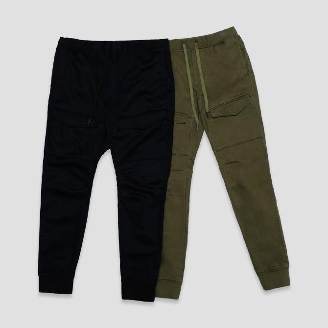 Gambar H&M Slim Fit Cargo Jogger Pants - Black, XXL dari ahmedafsan shop undefined Tokopedia
